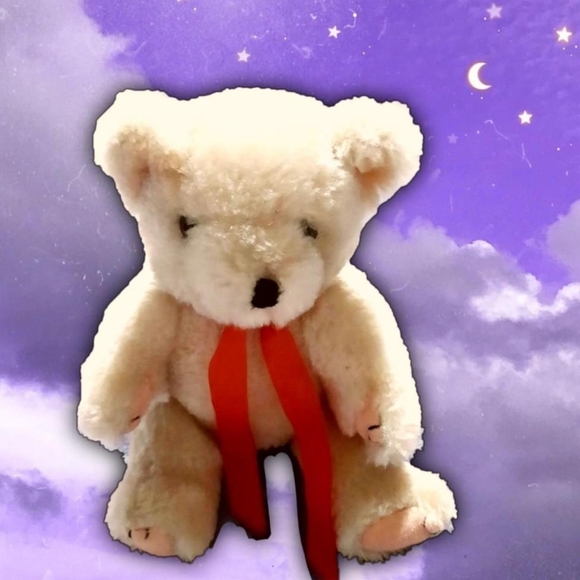 Vintage Mini Jointed Teddy Bear Plushie - Picture 1 of 4